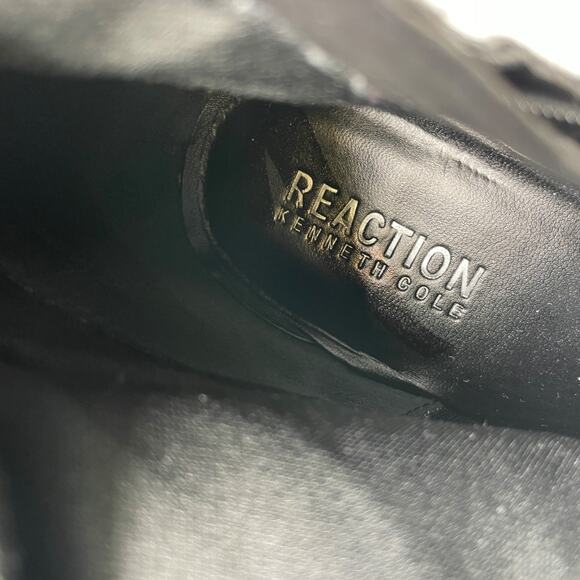 Kenneth Cole Reaction Women's Corie Lace Heeled Boots Black Suede Size 9B - Picture 8 of 15